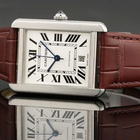 Cartier Tank W5200027 31mm Stainless steel Silver