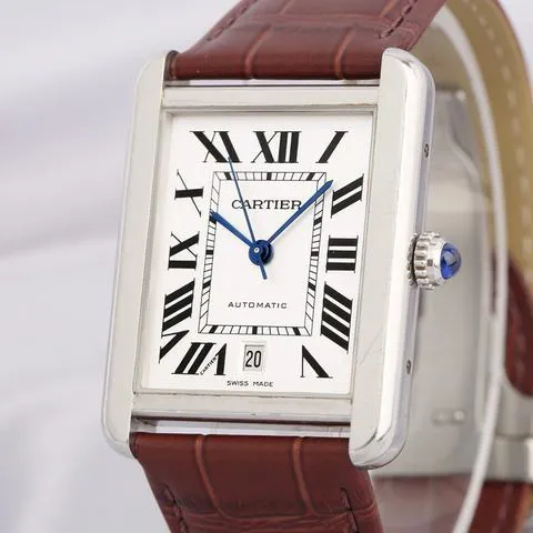 Cartier Tank W5200027 31mm Stainless steel Silver 2