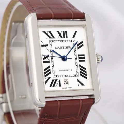 Cartier Tank W5200027 31mm Stainless steel Silver 3