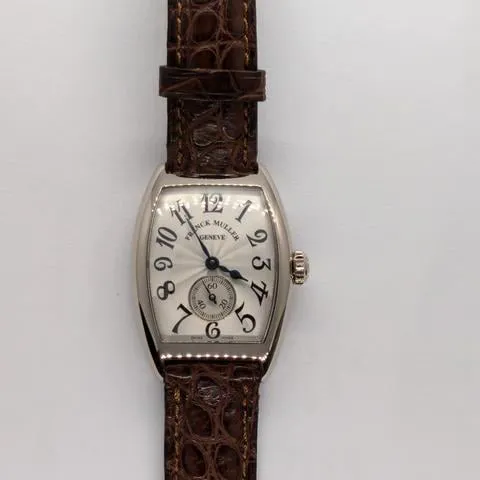 Franck Muller Cintree Curvex 1750 S6 25mm White gold Silver