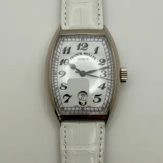 Franck Muller Cintree Curvex 7851 SC DT VIN Stainless steel White