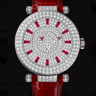 Franck Muller Double Mystery DM 42 D 2R CD White gold Diamond-Paved