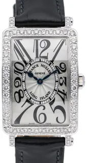 Franck Muller Long Island 952 QZ DP 18k white gold Silver