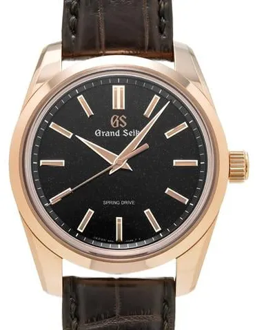 Grand Seiko Spring Drive SBGD202 43mm Rose gold Black