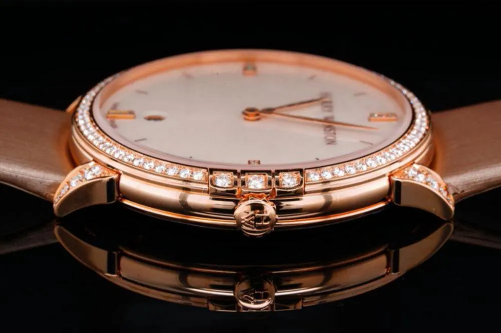 Harry Winston Midnight MIDAHD39 39mm Rose gold and Diamond Champagne 6