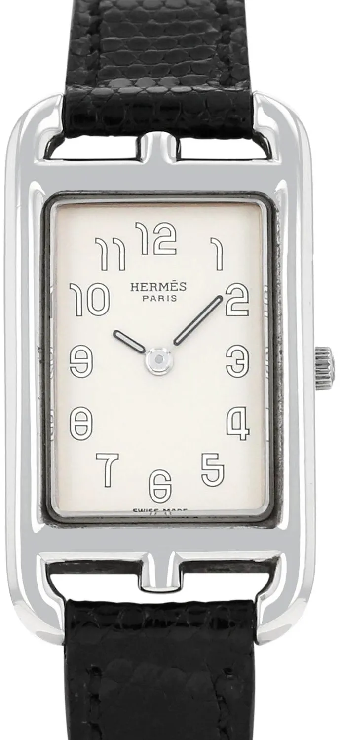 Hermès Cape Cod NA1.250 20mm Silver Cream