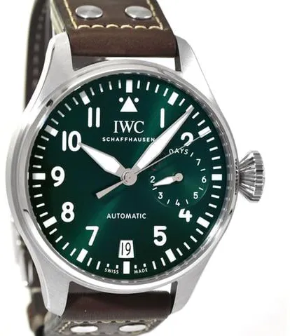 IWC Big Pilot IW501015 46.2mm Stainless steel Green