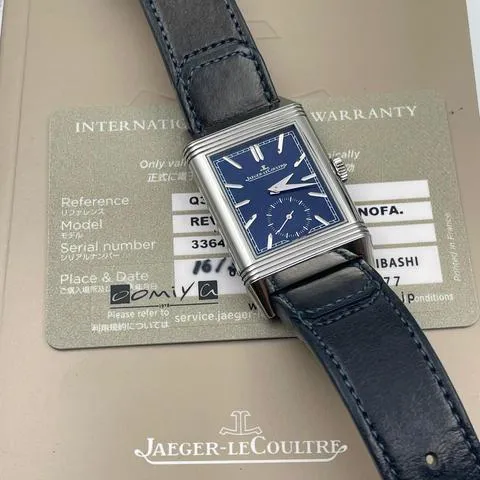 Jaeger-LeCoultre Reverso 214.8.62 Stainless steel Blue 1