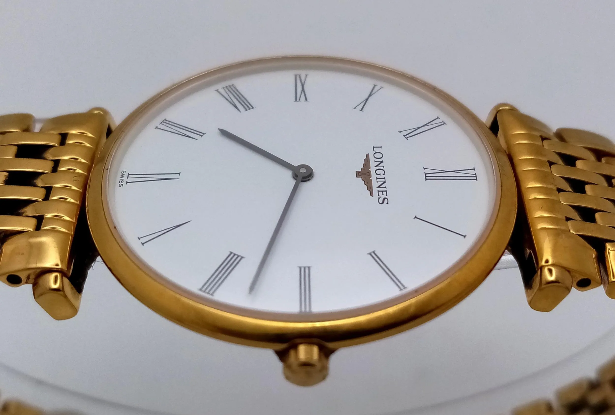 Longines La Grande Classique 34mm Metal and Gold-plated White 2