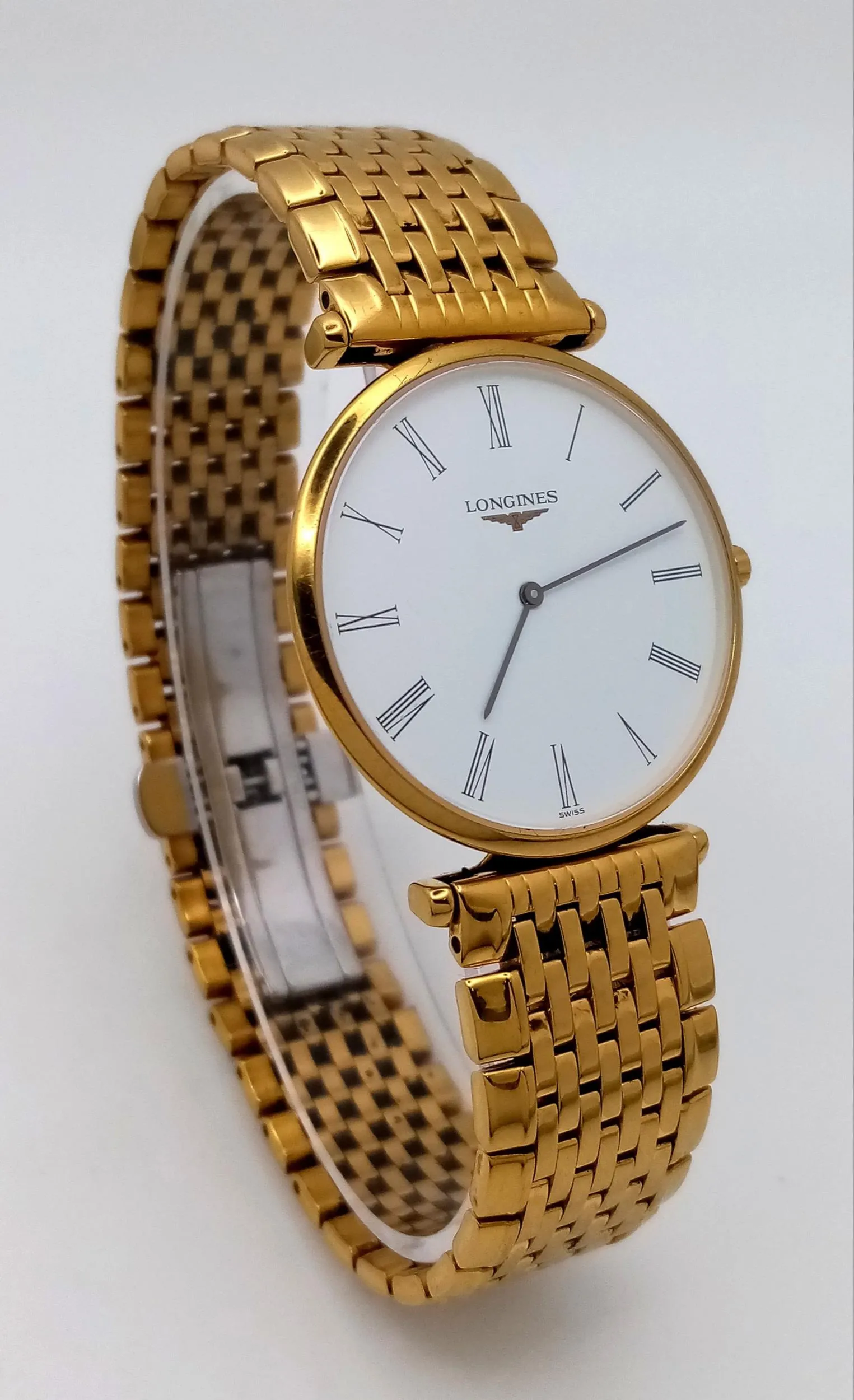 Longines La Grande Classique 34mm Metal and Gold-plated White 5