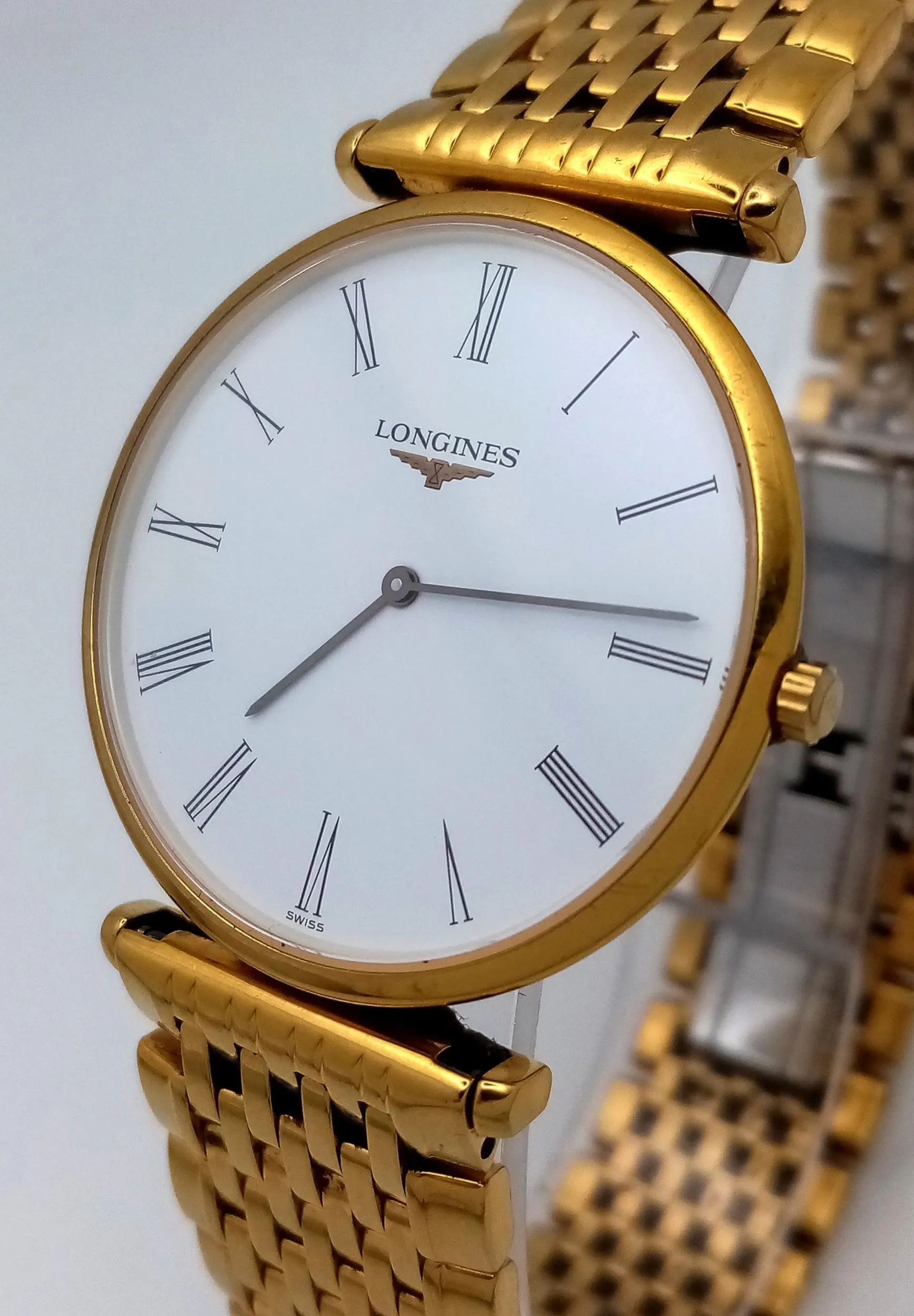 Longines La Grande Classique 34mm Metal and Gold-plated White 6