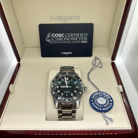 Longines Spirit L3.812.4.53.6 42mm Stainless steel Black 6