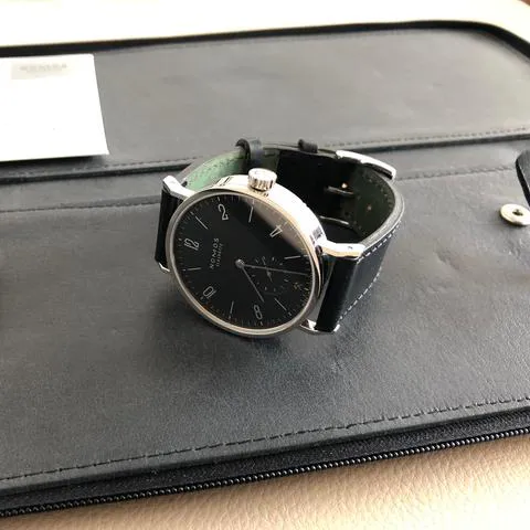 NOMOS Tangomat 641.S1 38mm Stainless steel Black