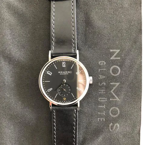 NOMOS Tangomat 641.S1 38mm Stainless steel Black 3