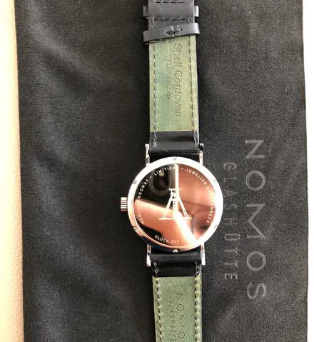 NOMOS Tangomat 641.S1 38mm Stainless steel Black 4