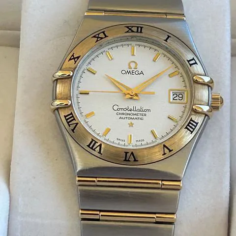 Omega Constellation 1202.30.00 36mm Yellow gold and Stainless steel Silver