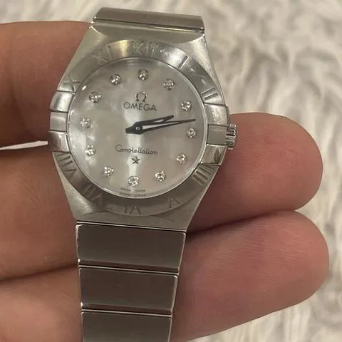 Omega Constellation 123.10.24.60.55.001 24mm Stainless steel White