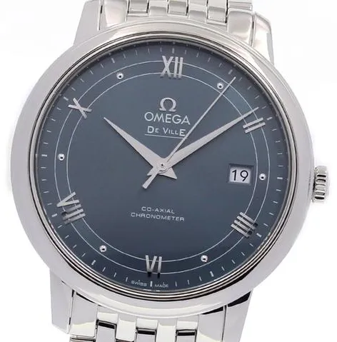 Omega De Ville 424.10.40.20.03.002 40mm Stainless steel Blue