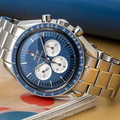 Omega Speedmaster Moonwatch 522.30.42.30.03.001 42mm Stainless steel Blue 1