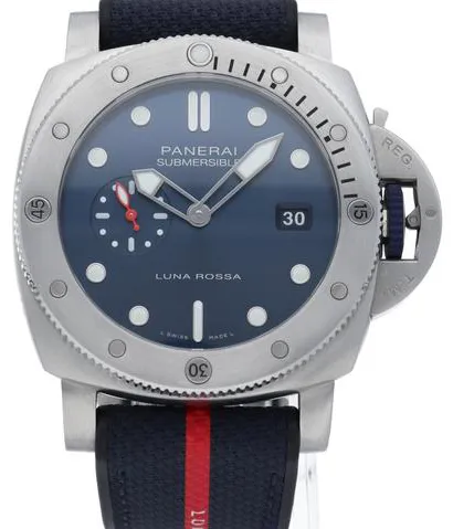 Panerai Submersible PAM 01391 44mm Stainless steel Blue 1