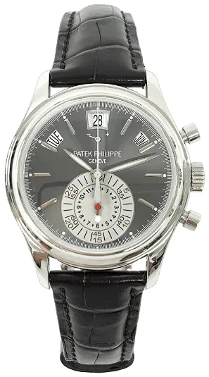 Patek Philippe Annual Calendar Chronograph 5960P-001 40.5mm Platinum Gray