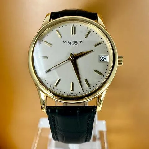 Patek Philippe Calatrava 3998 34mm Yellow gold Silver