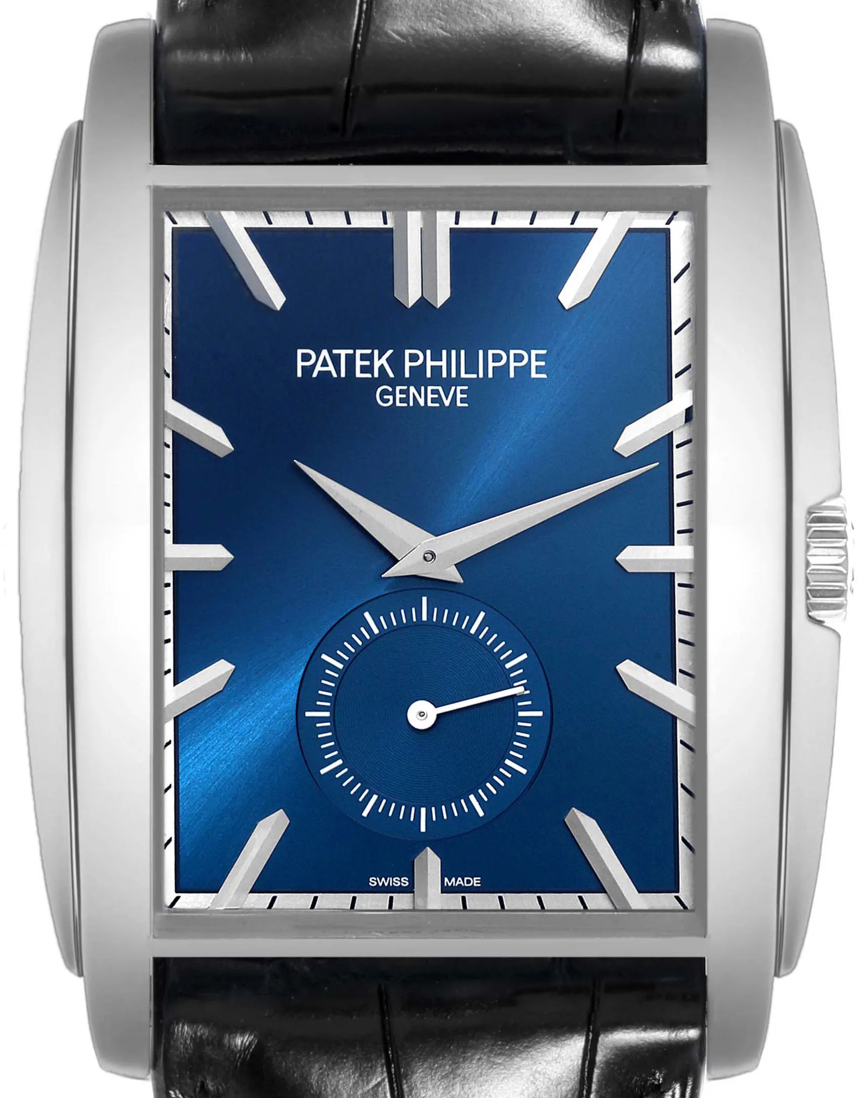 Patek Philippe Gondolo 5124G-011 43mm White gold and 18k white gold Blue