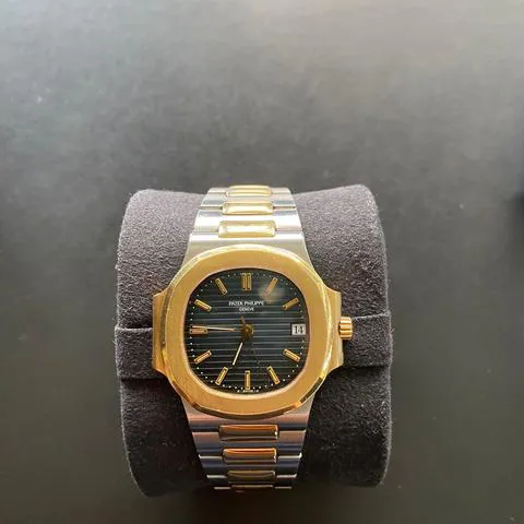 Patek Philippe Nautilus 3800/1 37mm Yellow gold and Stainless steel Blue 5