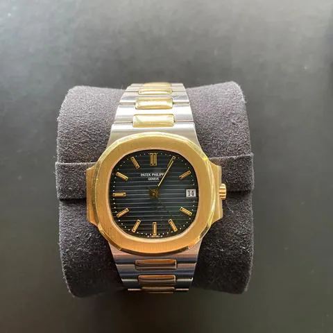 Patek Philippe Nautilus 3800/1 37mm Yellow gold and Stainless steel Blue 6