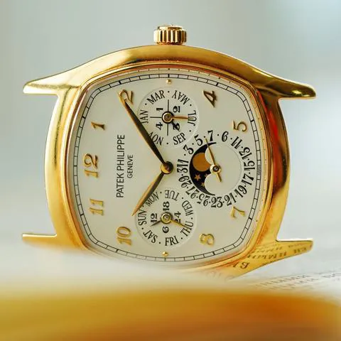 Patek Philippe Perpetual Calendar 5940J 37mm Yellow gold Silver 2