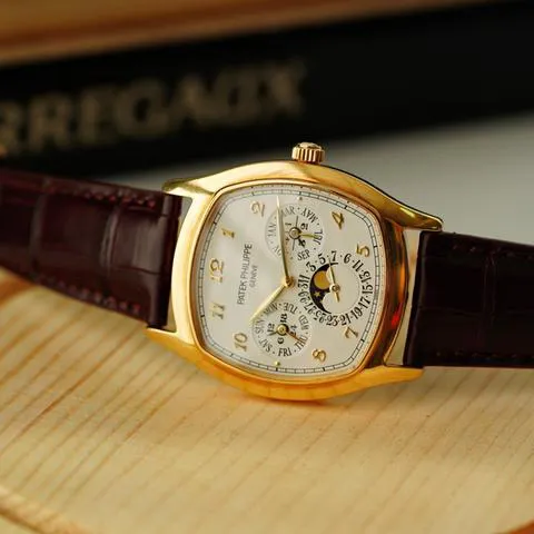 Patek Philippe Perpetual Calendar 5940J 37mm Yellow gold Silver 3