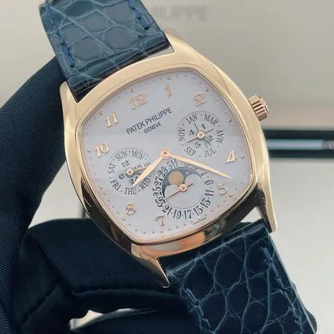 Patek Philippe Perpetual Calendar 5940R-001 37mm Rose gold Silver 3