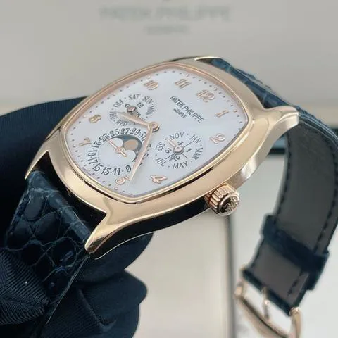 Patek Philippe Perpetual Calendar 5940R-001 37mm Rose gold Silver 4