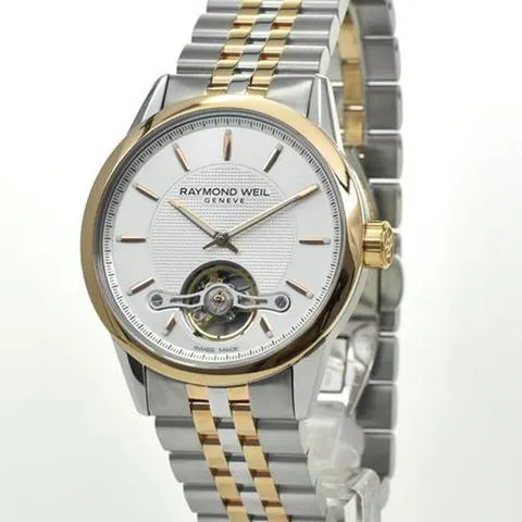 Raymond Weil Freelancer 2780-SP5-65001 42mm Yellow gold and Stainless steel Silver