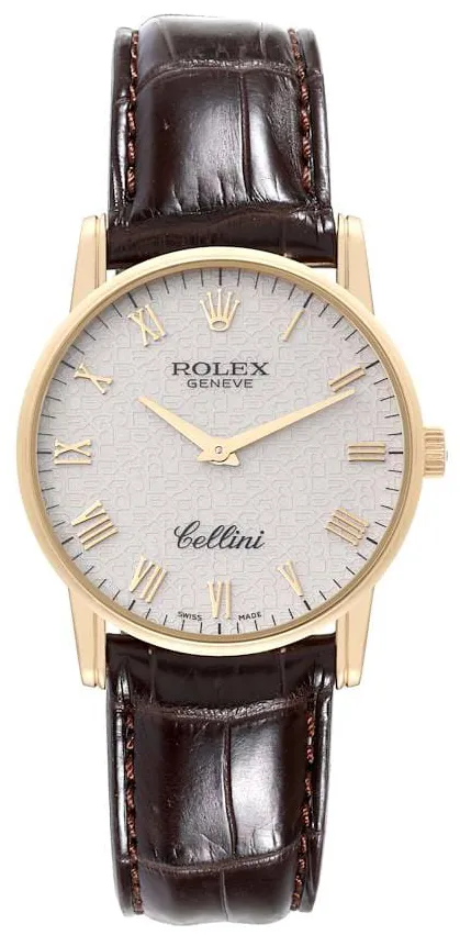 Rolex Cellini 5116 32mm White gold Ivory