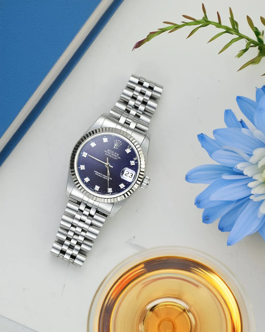 Rolex Datejust 31 68274 31mm Stainless steel Blue