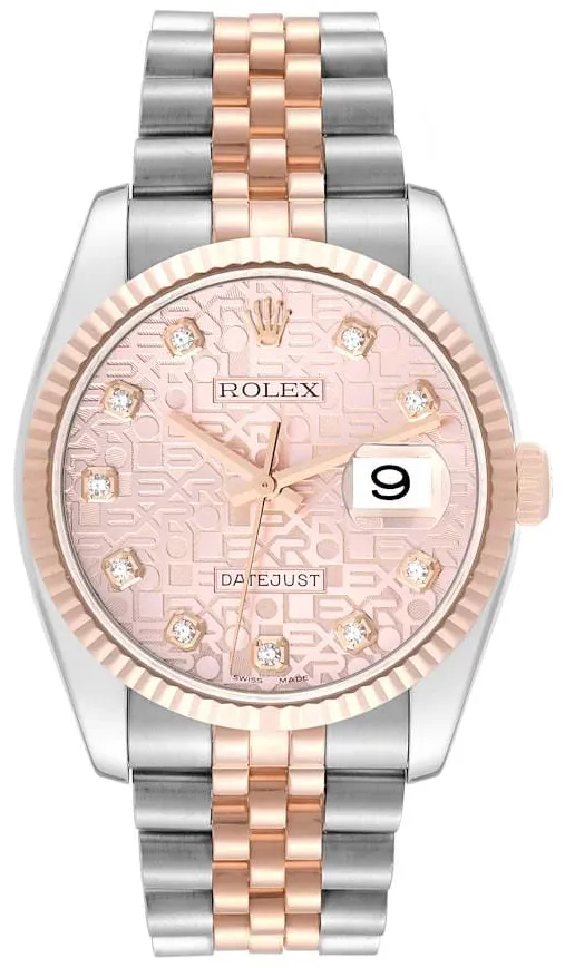 Rolex Datejust 36 116231-0058 36mm Rose gold Pink