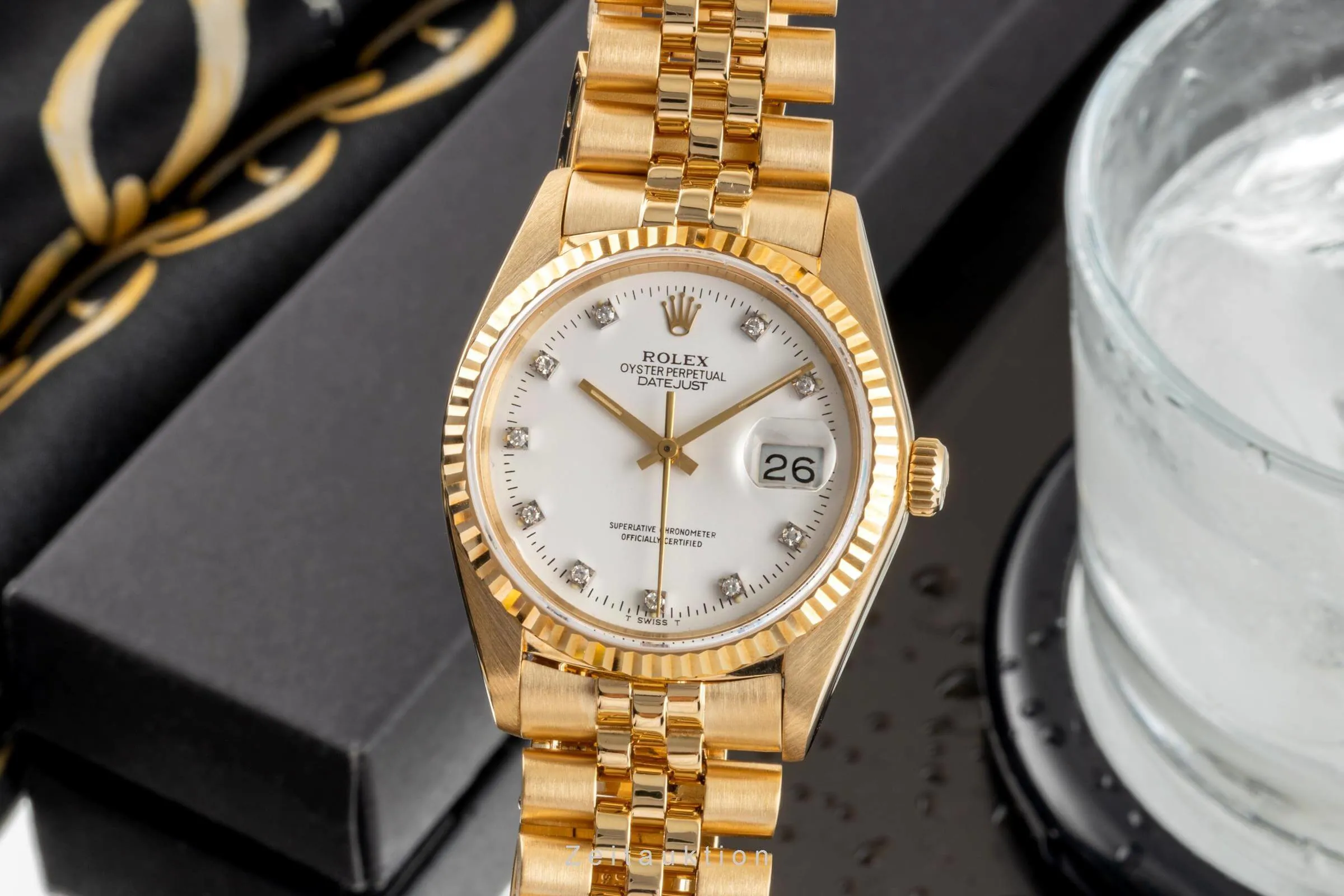 Rolex Datejust 36 16018 36mm Yellow gold White