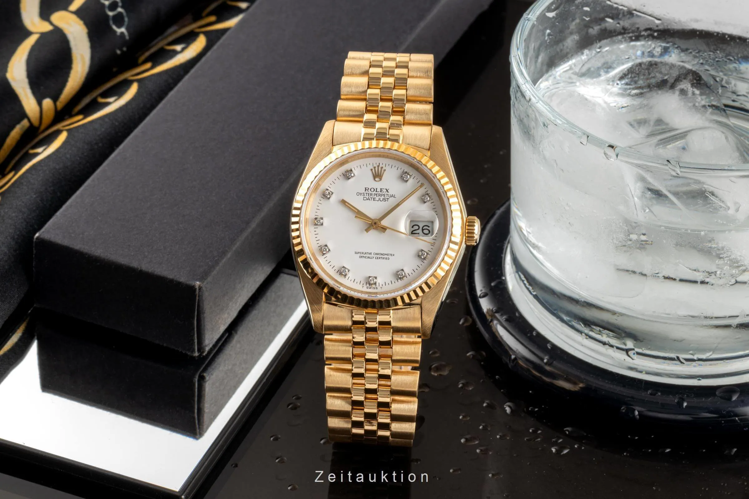 Rolex Datejust 36 16018 36mm Yellow gold White 2