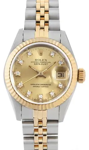 Rolex Datejust 69173G 26mm Yellow gold and Stainless steel Champagne