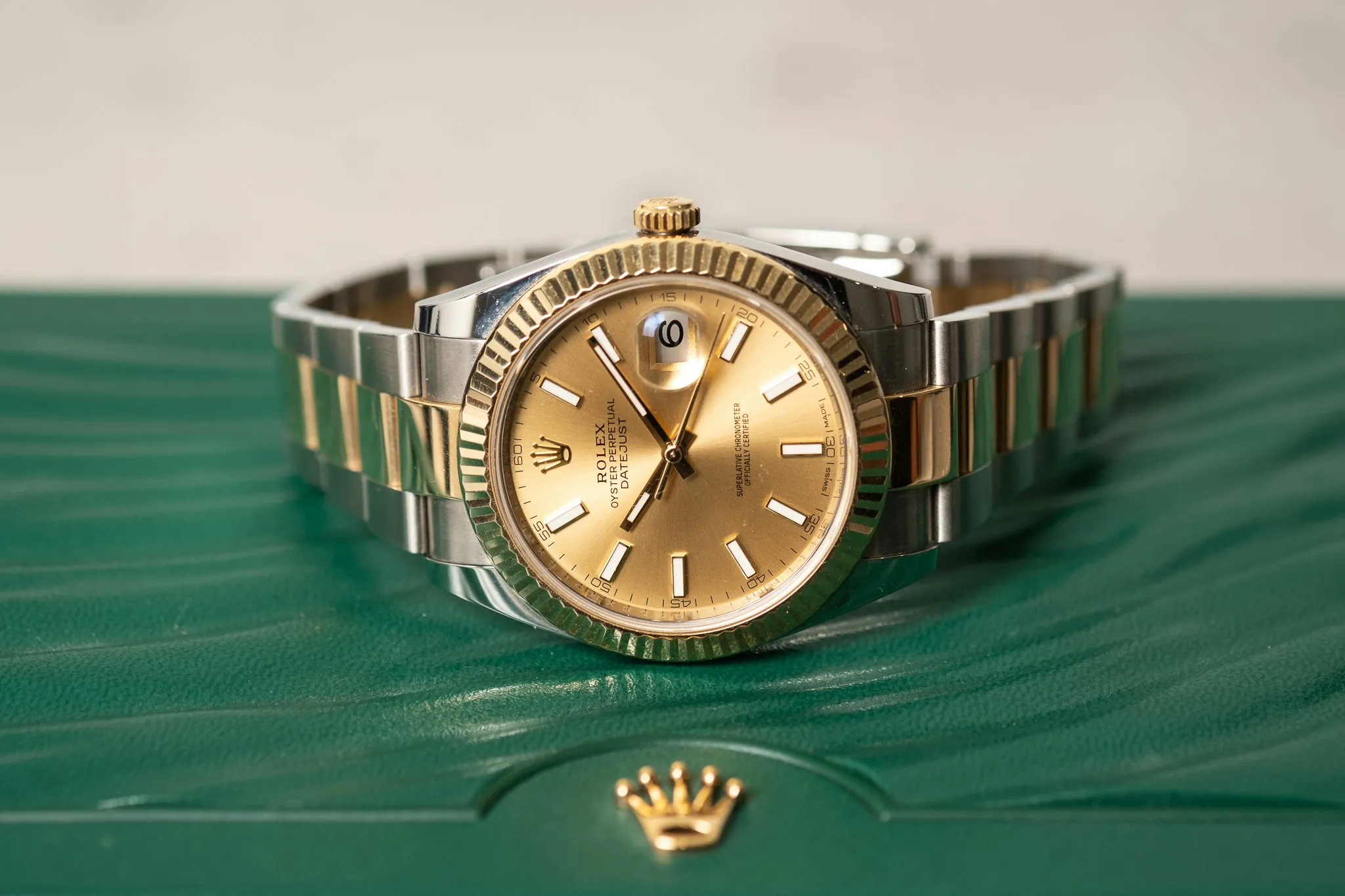 Rolex Datejust II 116333 41mm Yellow gold and Stainless steel Champagne 4