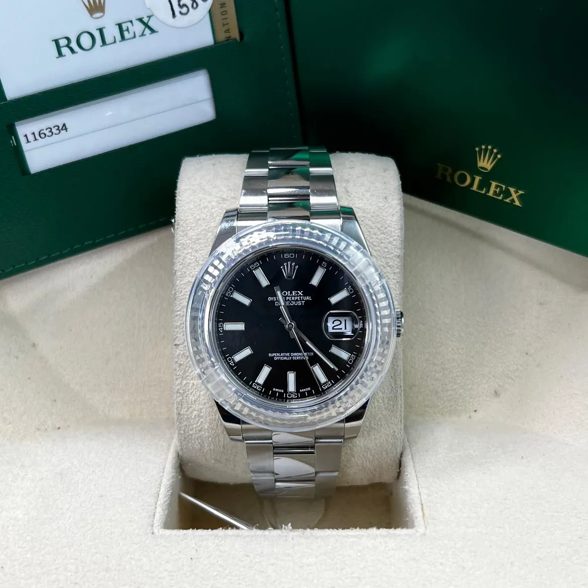 Rolex Datejust II 116334 41mm Stainless steel Black 7