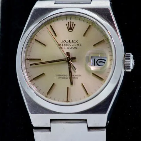 Rolex Datejust Oysterquartz 17000 36mm Stainless steel Champagne