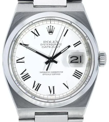 Rolex Datejust Oysterquartz 17000 36mm Stainless steel White