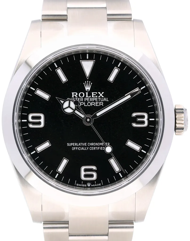 Rolex Explorer 224270 40mm Oystersteel Black