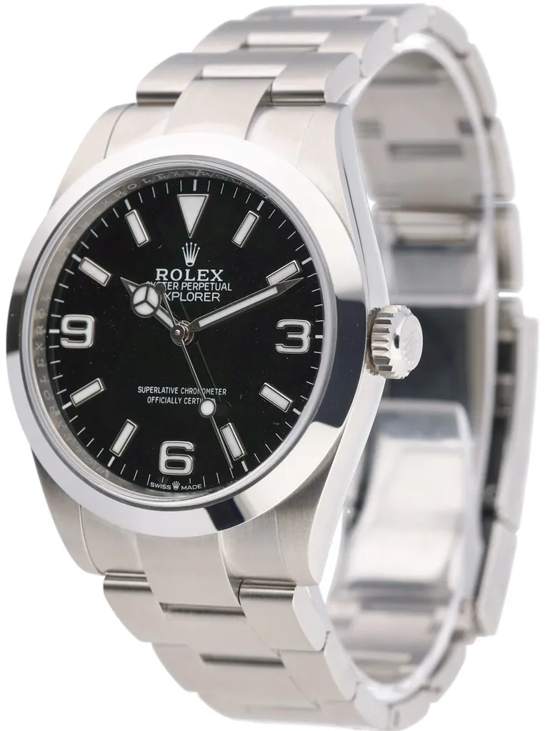 Rolex Explorer 224270 40mm Oystersteel Black 2