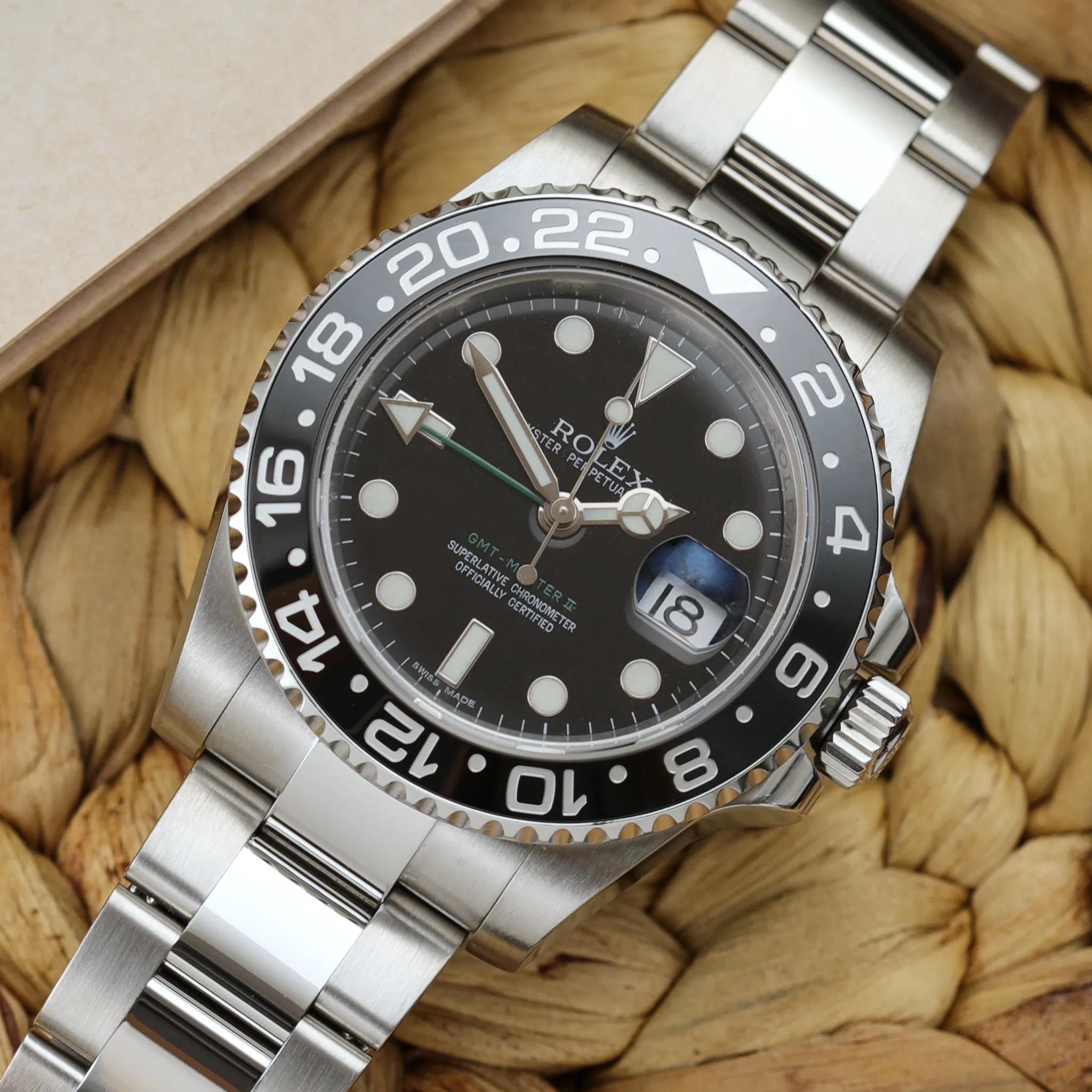 Rolex GMT-Master II 116710LN 40mm Stainless steel Black 1