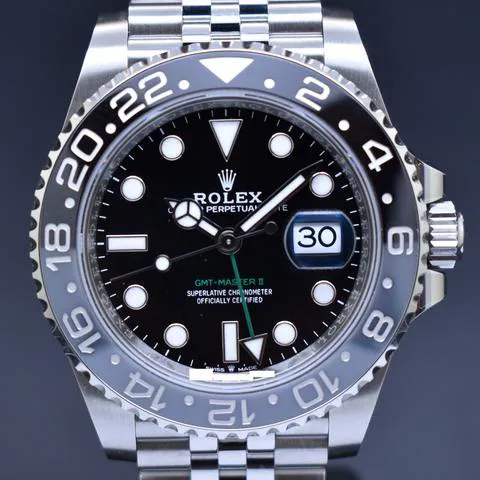 Rolex GMT-Master II 126710GRNR 40mm Stainless steel Black