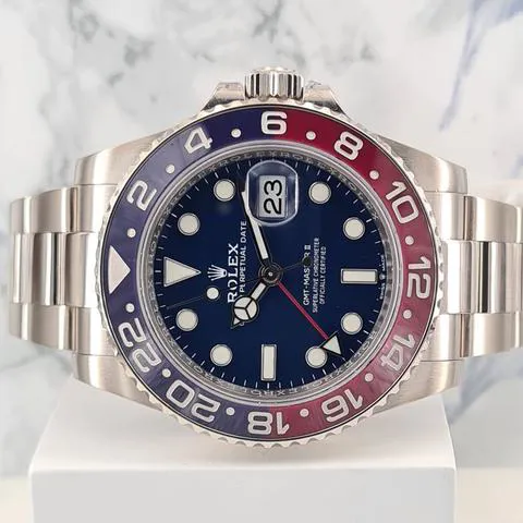 Rolex GMT-Master II 126719BLRO 40mm White gold Blue 6