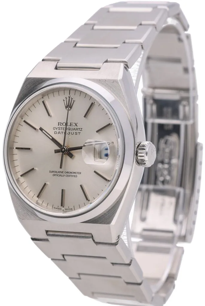 Rolex Datejust Oysterquartz 17000 36mm Oystersteel Silver 1